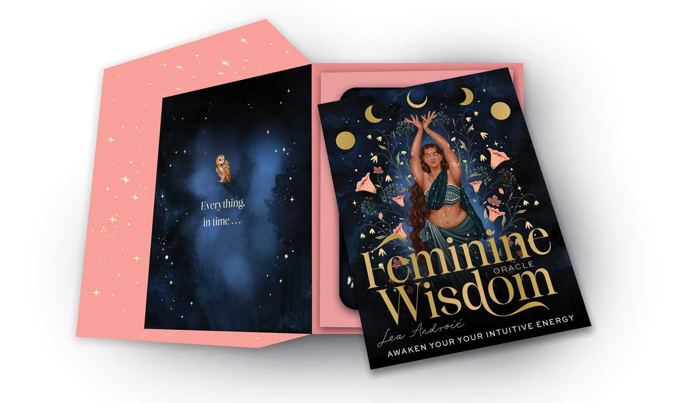 Feminine Wisdom Oracle by Lea Androic: Flashcards; 96 pages / English