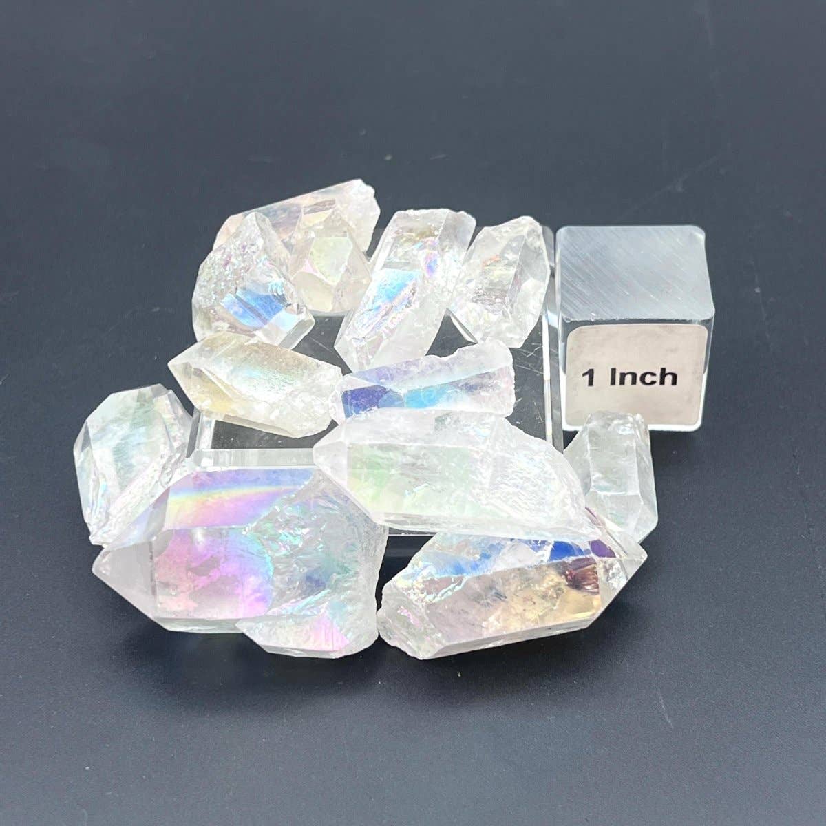 Angel Aura Quartz Points Bulk Stones: 1 Pound