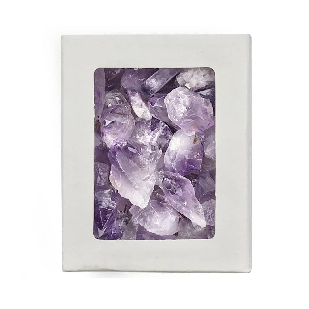 Amethyst Points Mini Flat