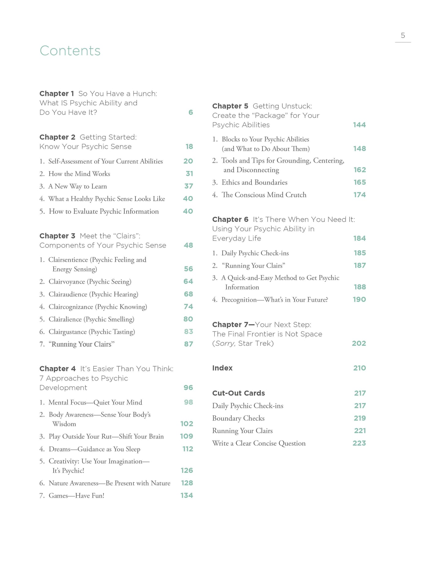 The Psychic Workbook