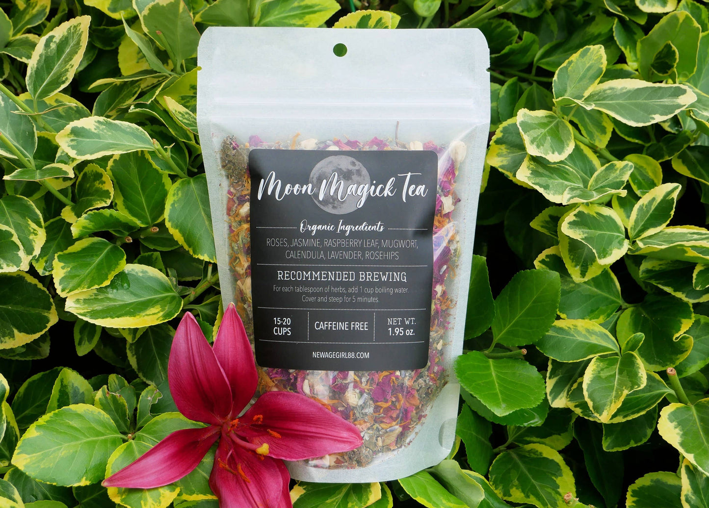 Moon Magick Tea Organic Herbal Loose Tea - Halloween: 1.95 oz