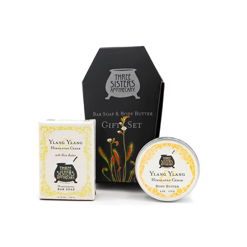 Bathe In Peace Bath & Body Gift Set: Santa Rosa Plum
