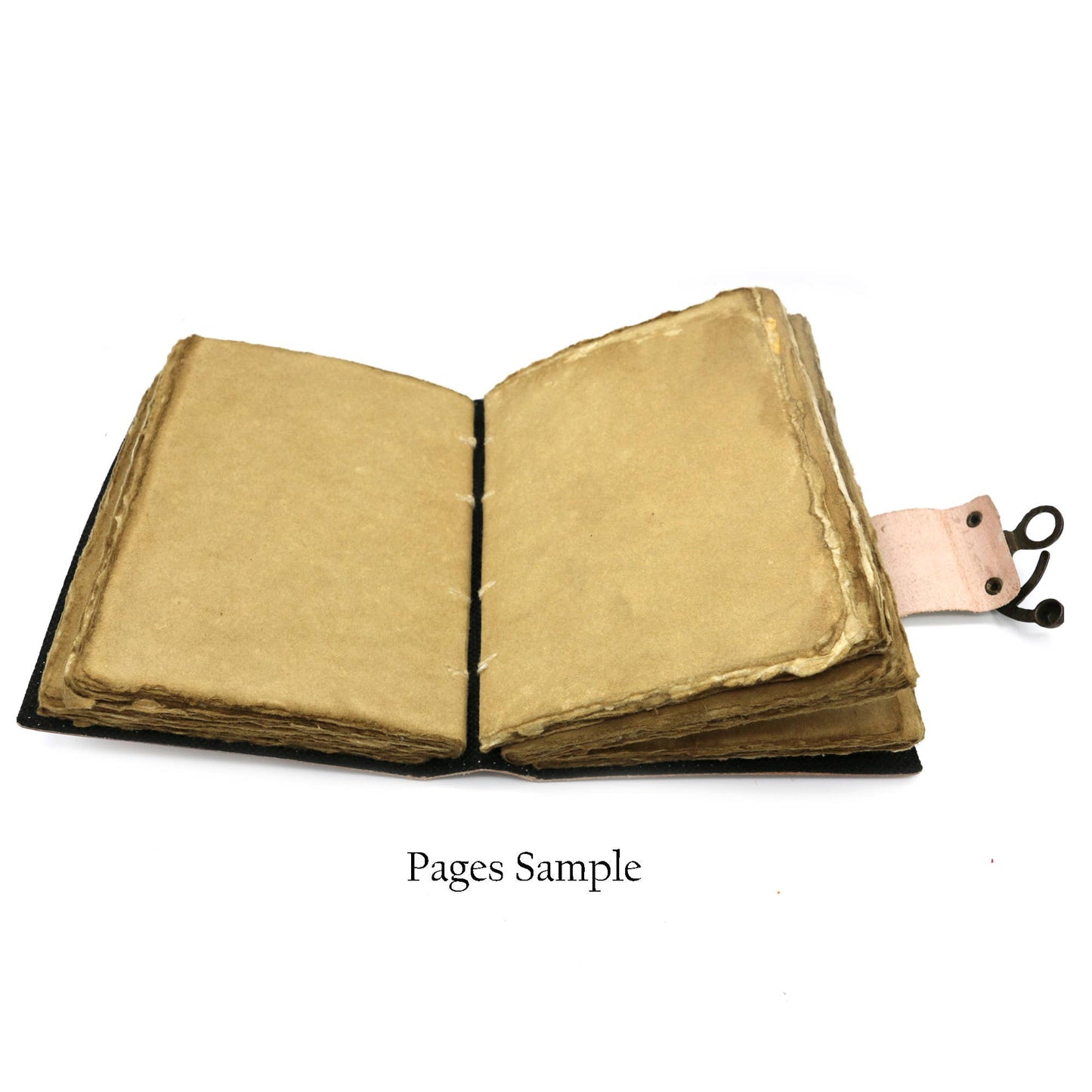 Azure Eye Blank Leather Journal (5 x 7 in.)