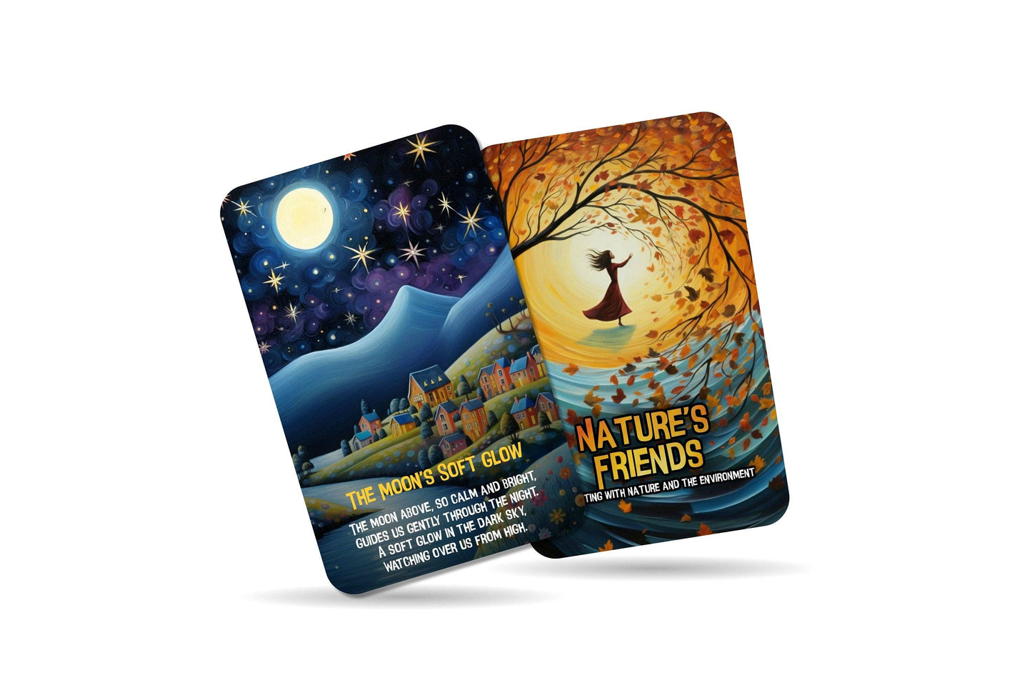 Nature's Friends - Connecting with nature and the environment, Kids Affirmation Cards, A Journey Through Rhymes