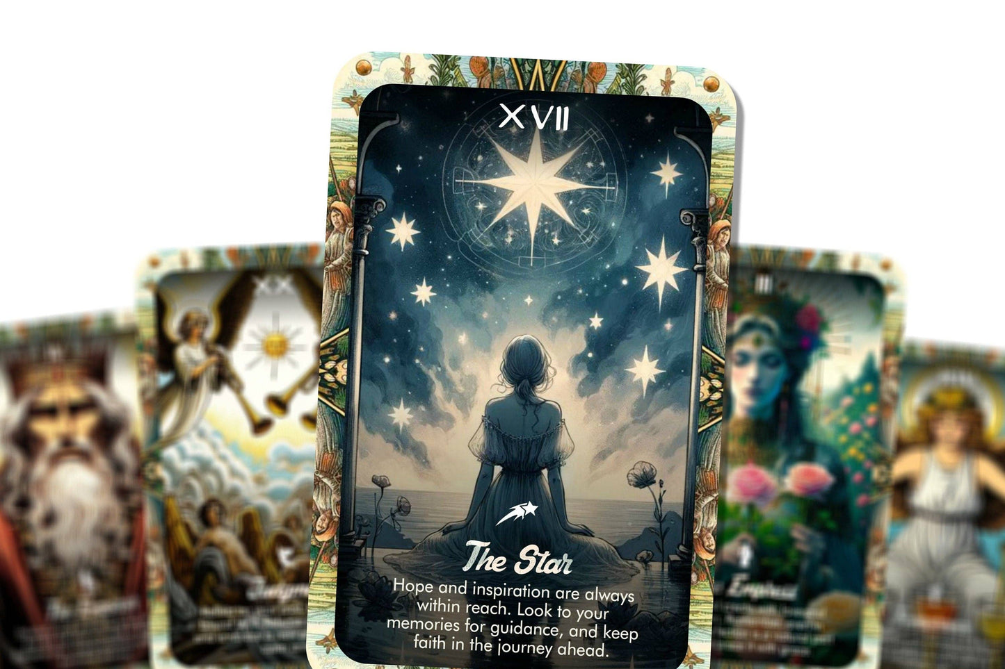 The Enigmatic Voyage Tarot - Major Arcana - Journey Within, Illuminate Your World - Divination tools - Tarot Cards