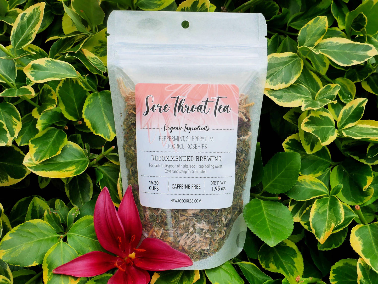 Sore Throat Organic Herbal Loose Tea: 1.95 oz