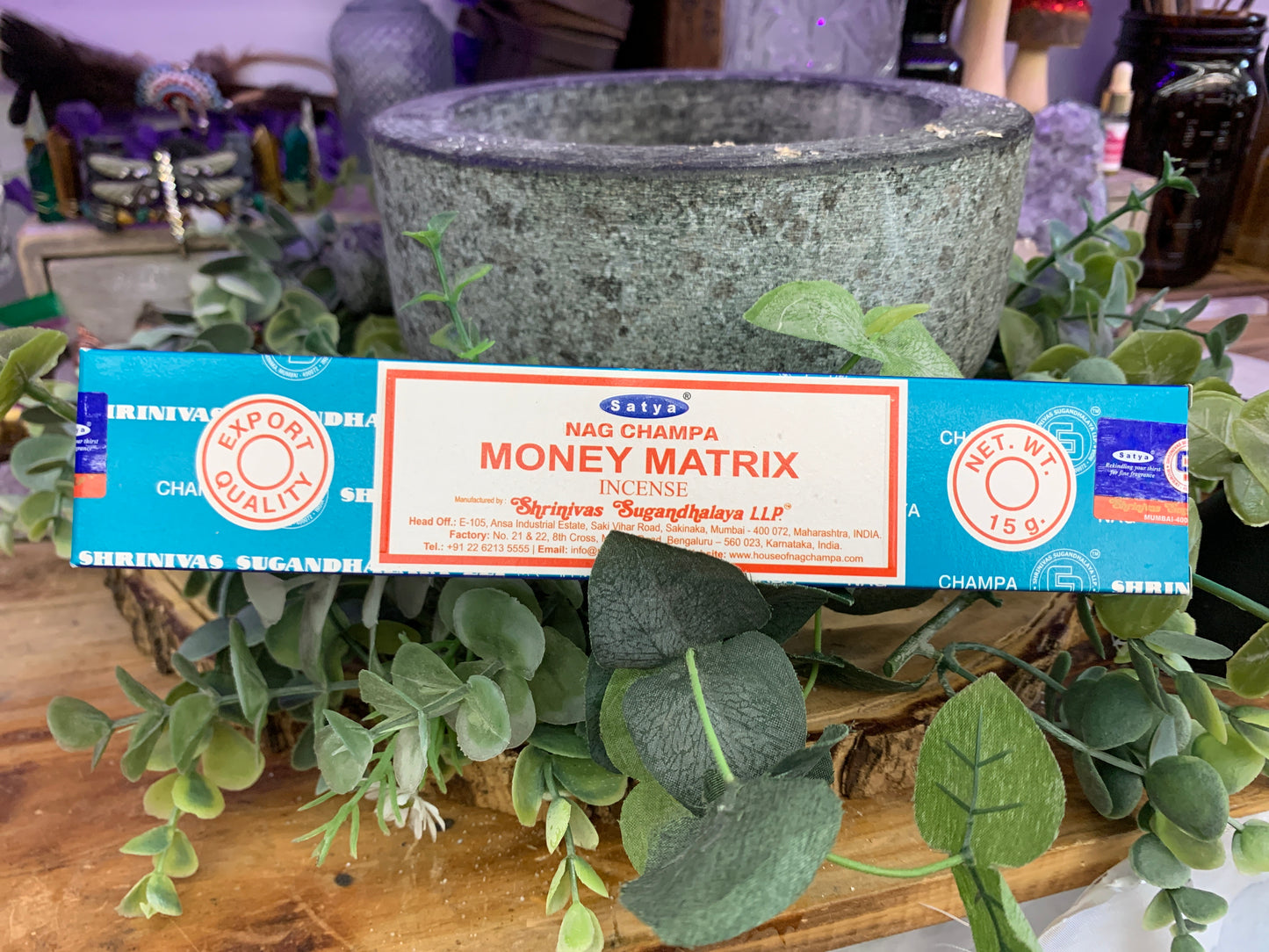 Satya Colored Nag Champa Incense 15 Gr Money Matrix