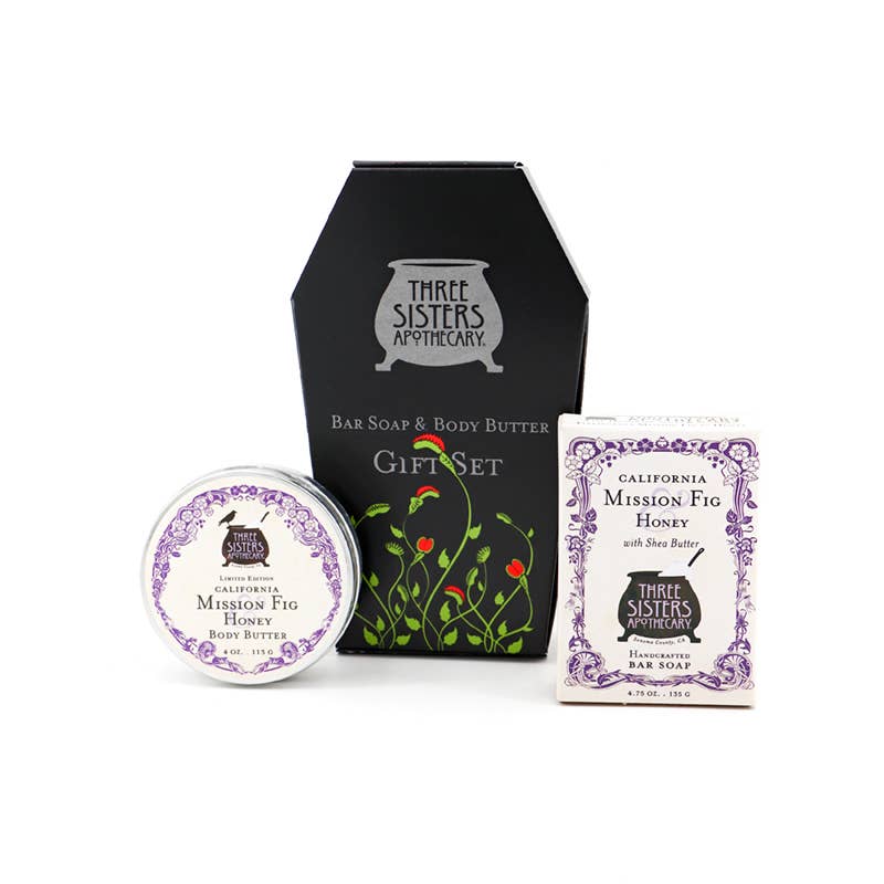 Bathe In Peace Bath & Body Gift Set: Santa Rosa Plum