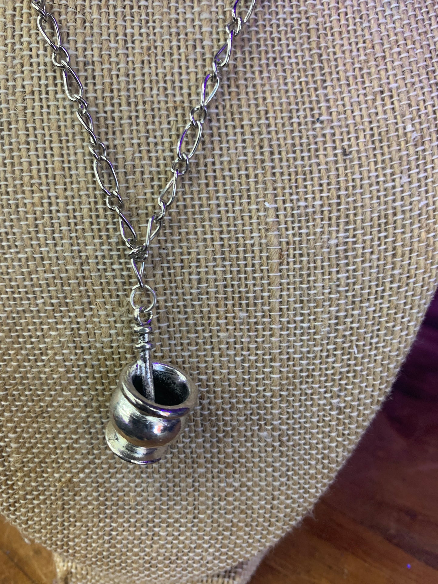 Mortar and Pestle Necklace - KC