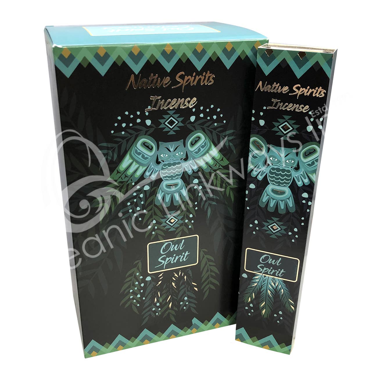 )INCENSE - NATIVE SPIRITS STICKS CEDARWOOD/OWL SPIRIT