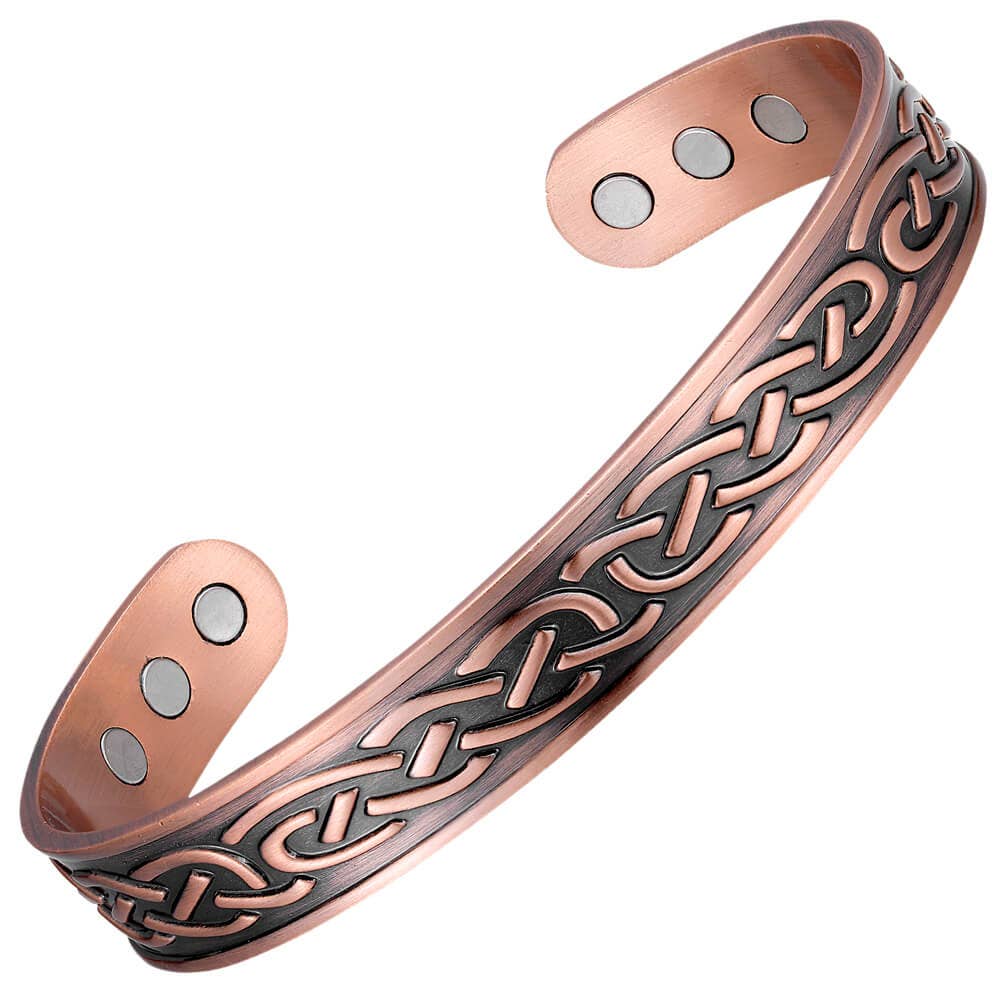 Celtic vintage magnetic flexible bracelet
