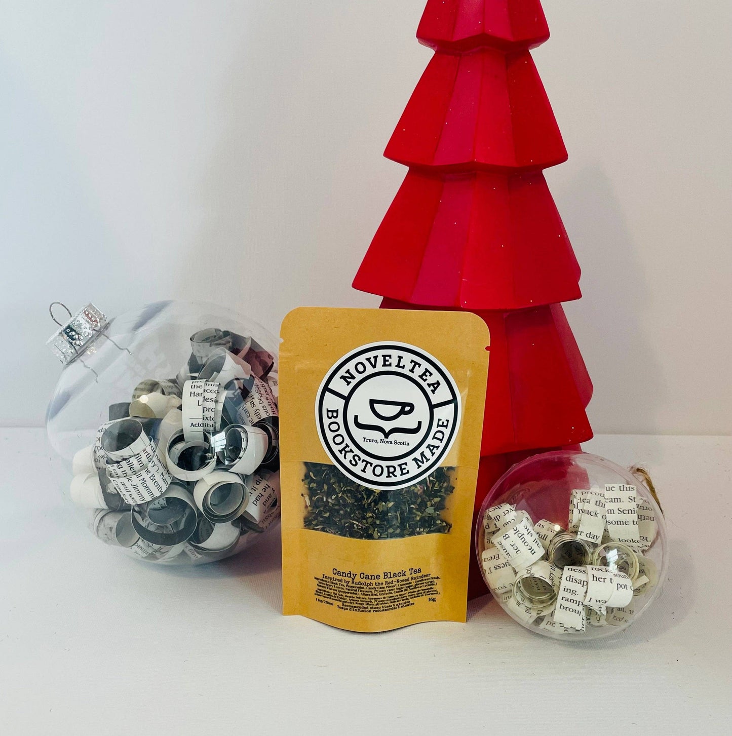 Rudolf the Red Nosed Reindeer - Candy Cane BLACK TEA: Mini Sized