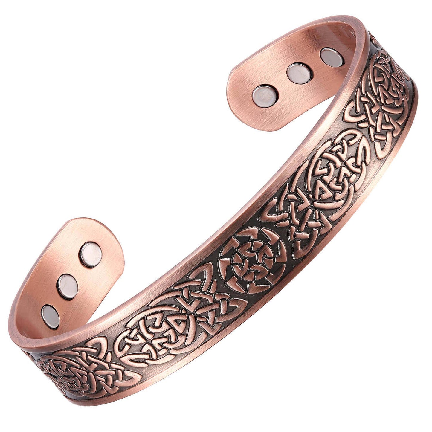 P 63 Pure Copper men size magnetic adjustable bracelet