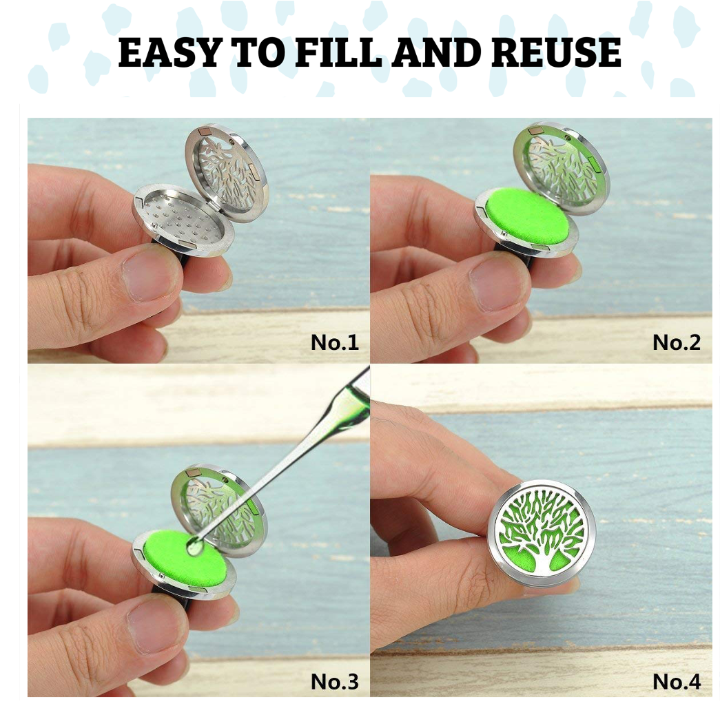 Celtic Cross Chrome Car Vent Diffuser for Essential Oils