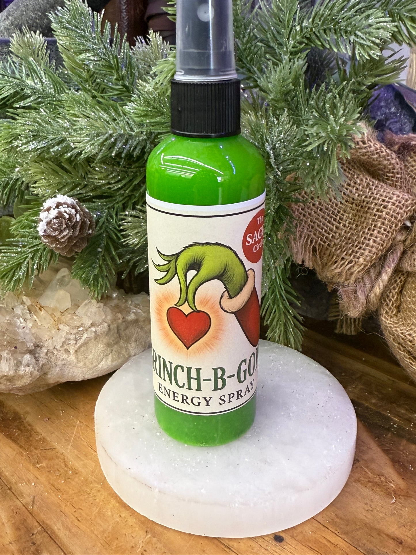 Grinch-Be-Gone Energy Spray