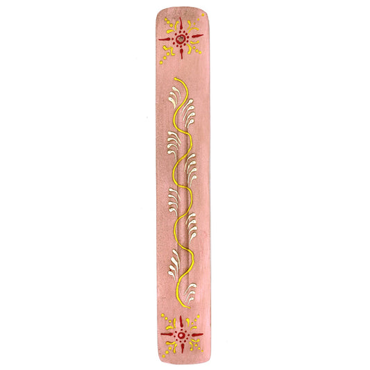 Wooden Incense Stick Ash Catcher (11 in.) - Pink