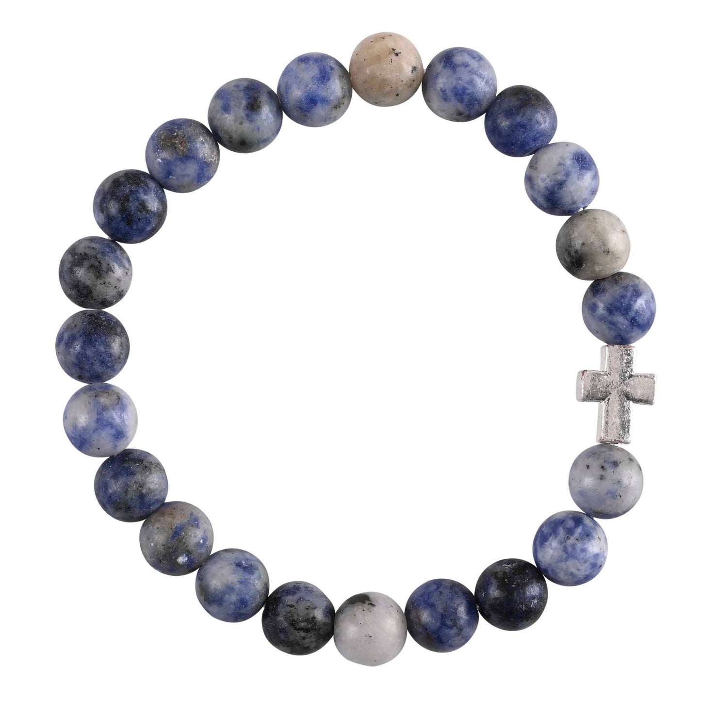 Bracelet Woman Of God Silver Plate Cross