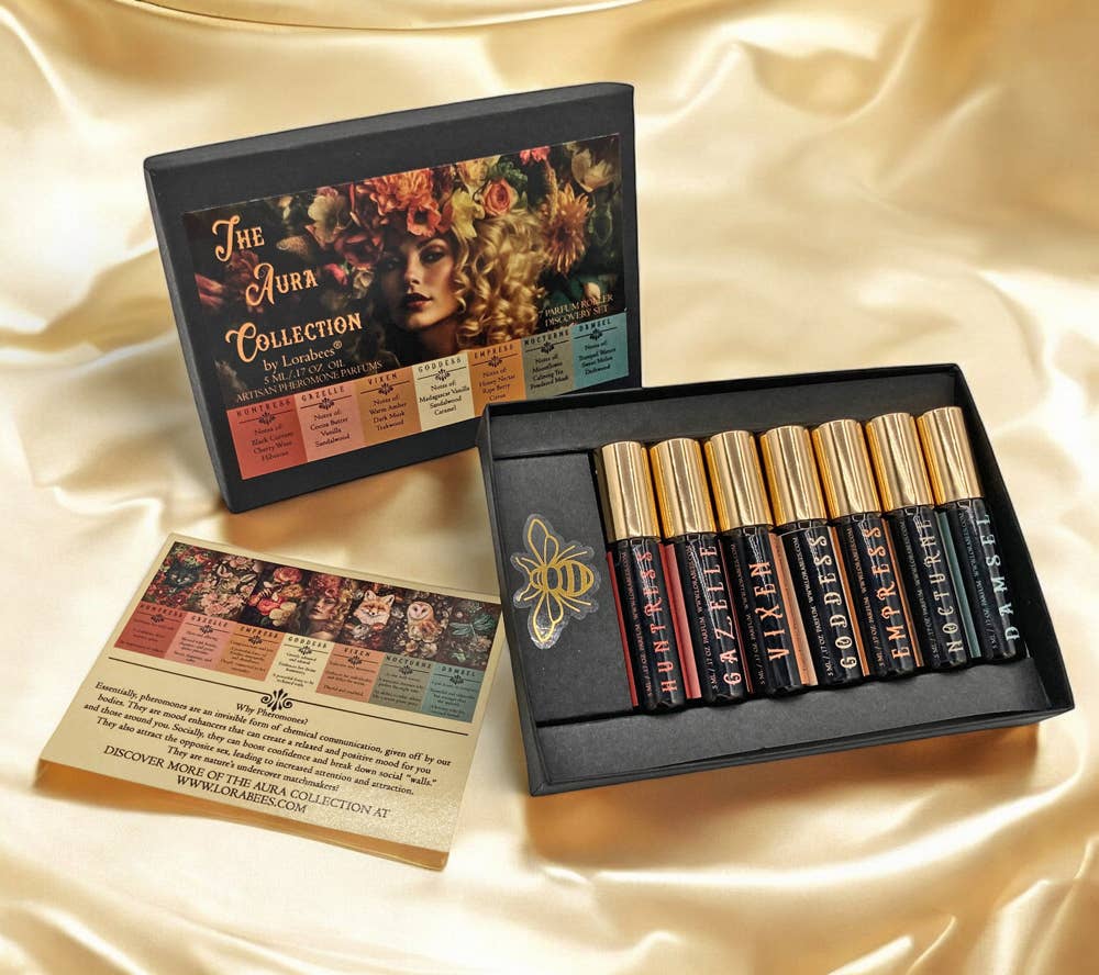 Aura Collection Discovery Kit Pheromone Perfume Oil Rollers