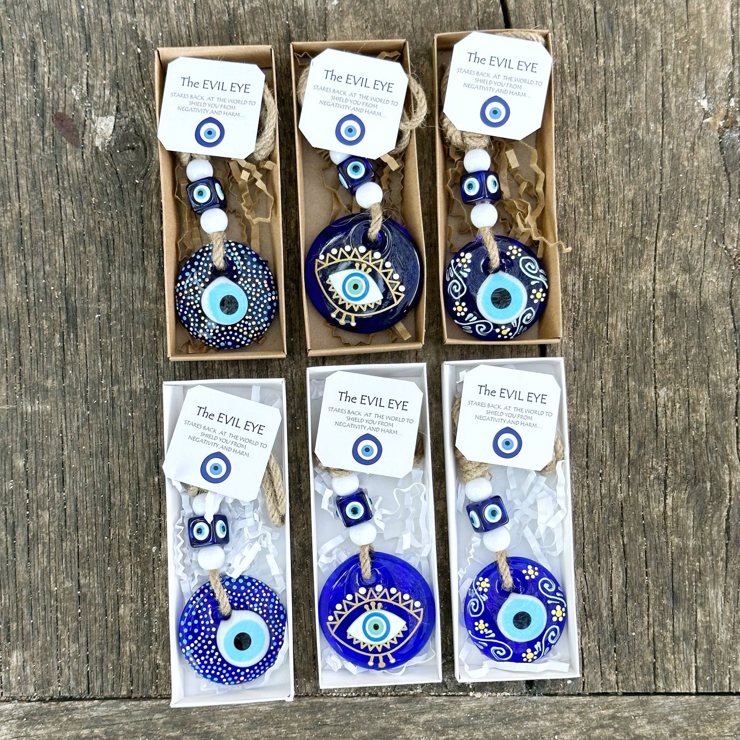 Christmas Ornament Evil Eye, Corporate Gift Ideas : White / Style 1