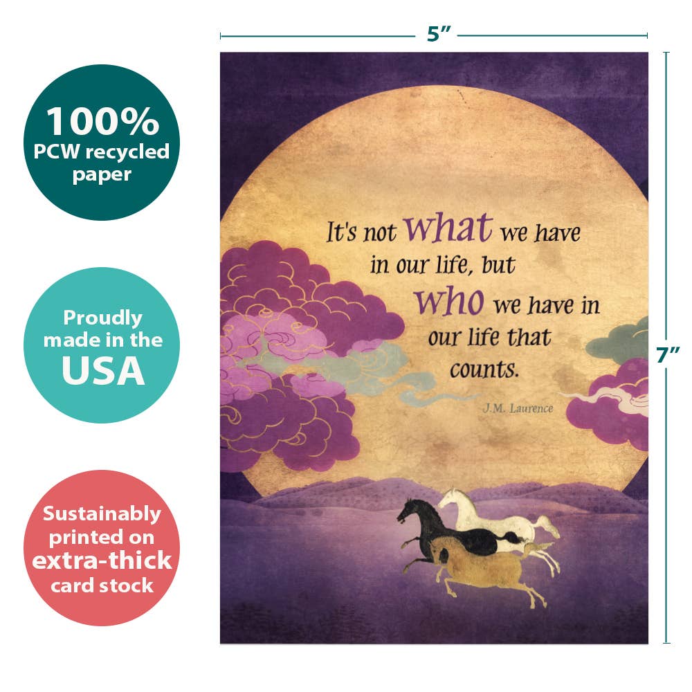 Not What But Who | 6-Pack All Occasion Cards | SKU 14787