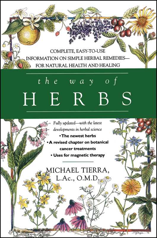 Way of Herbs by Michael Tierra: Paperback; 416 pages / English
