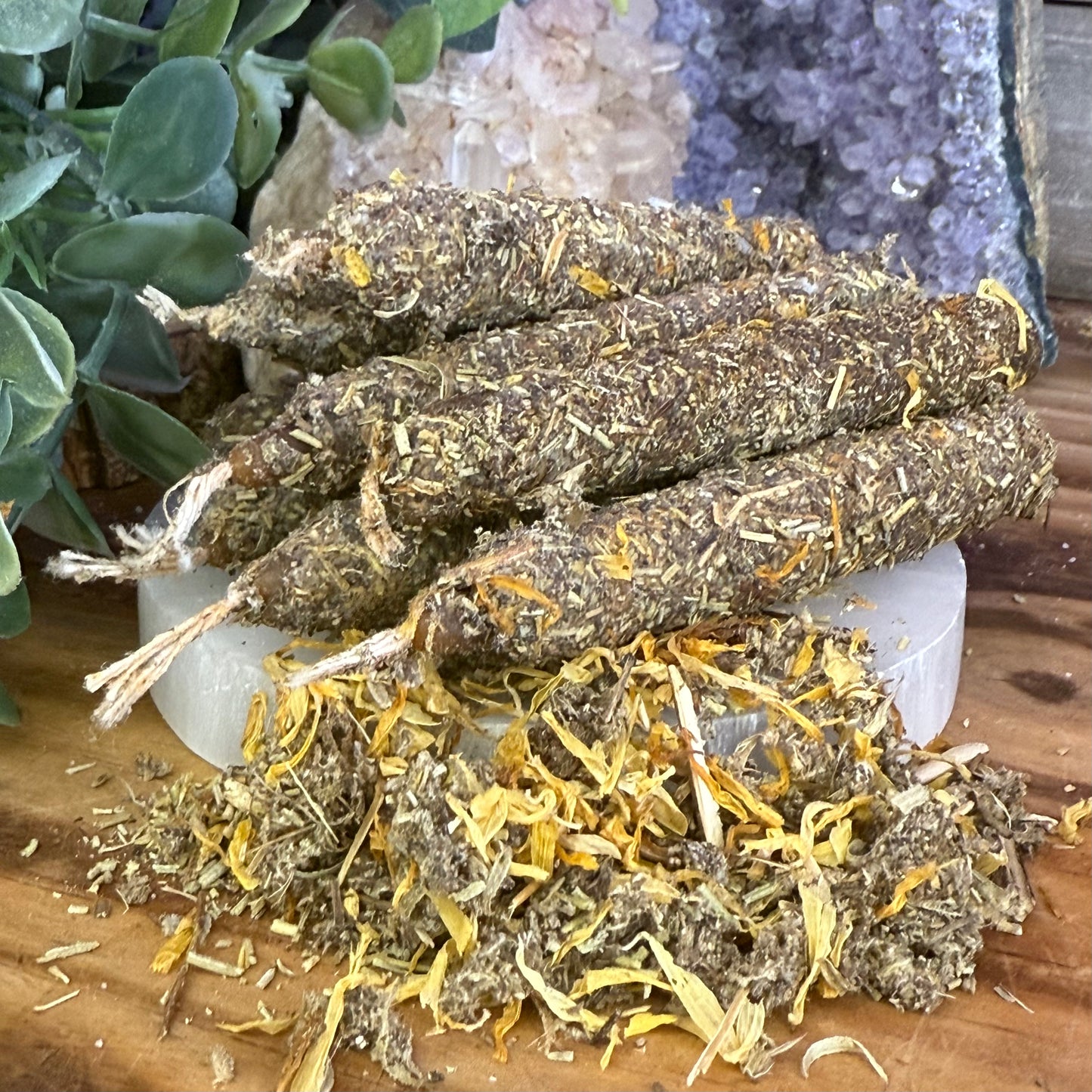 Equinox Blessings- Mabon Dressed Ritual Candle