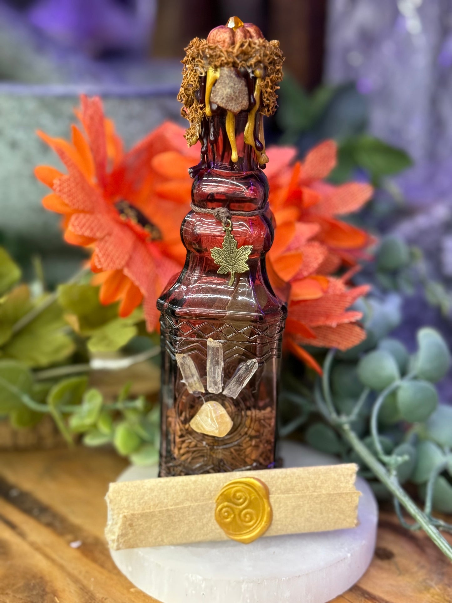 Large Fall Intention bottle