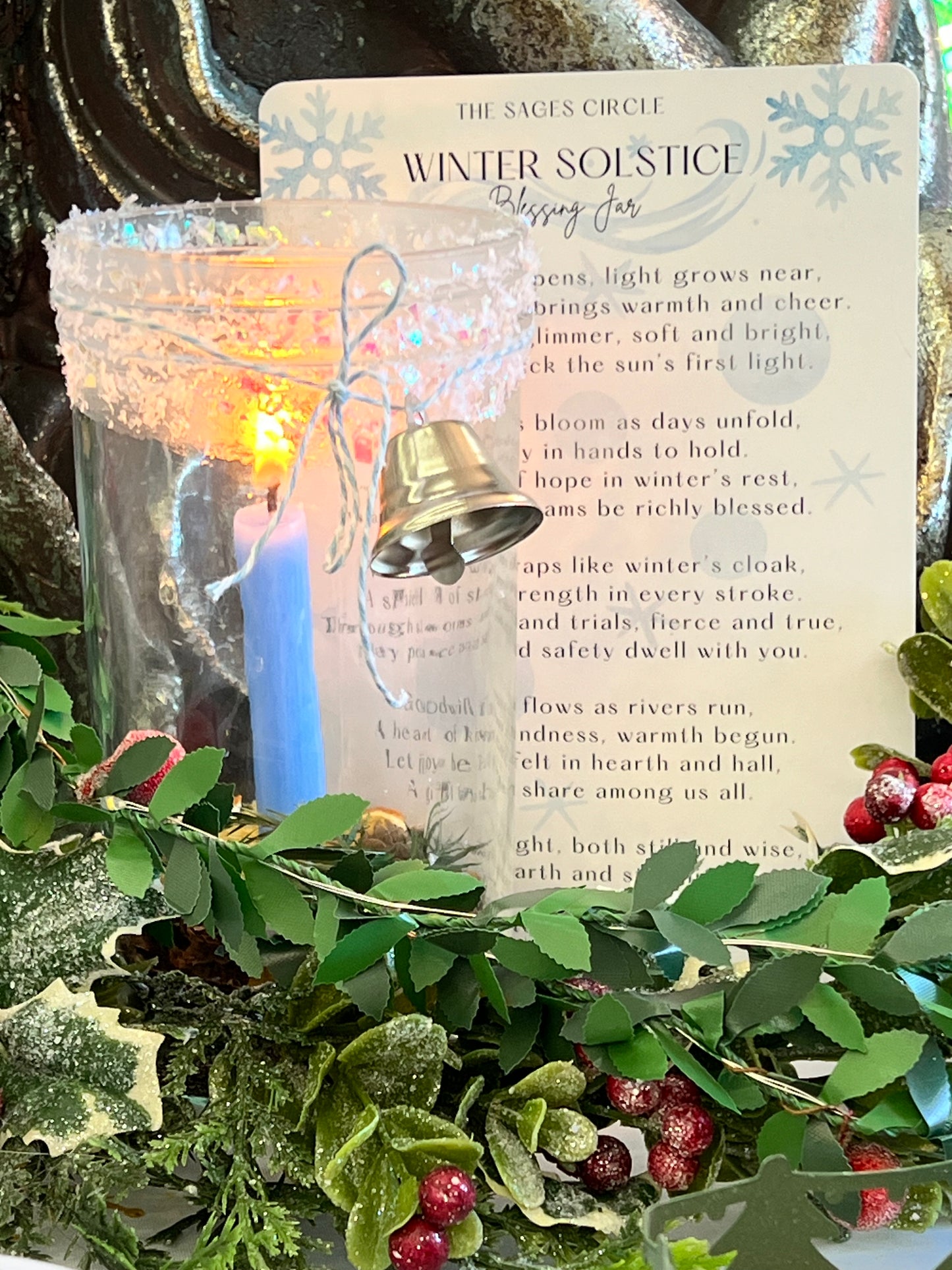Winter Solstice Blessing Jar