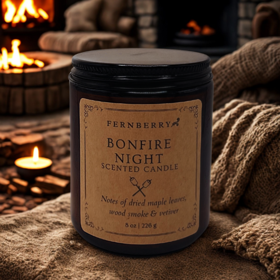 Bonfire Night- 8oz Wood Wick Candle