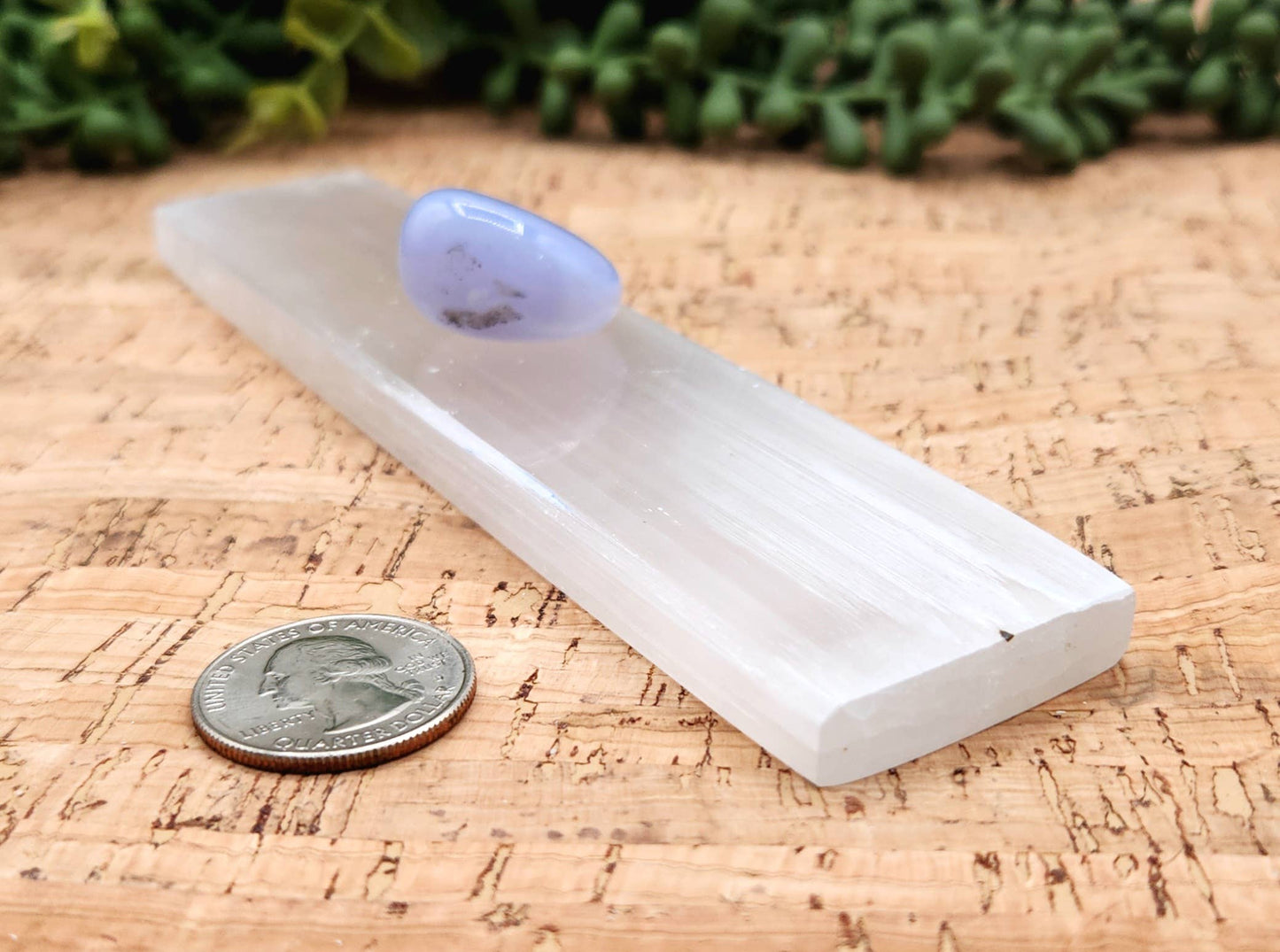 Selenite Charging Bar/Plate - Plain - Approx. 16cm Long