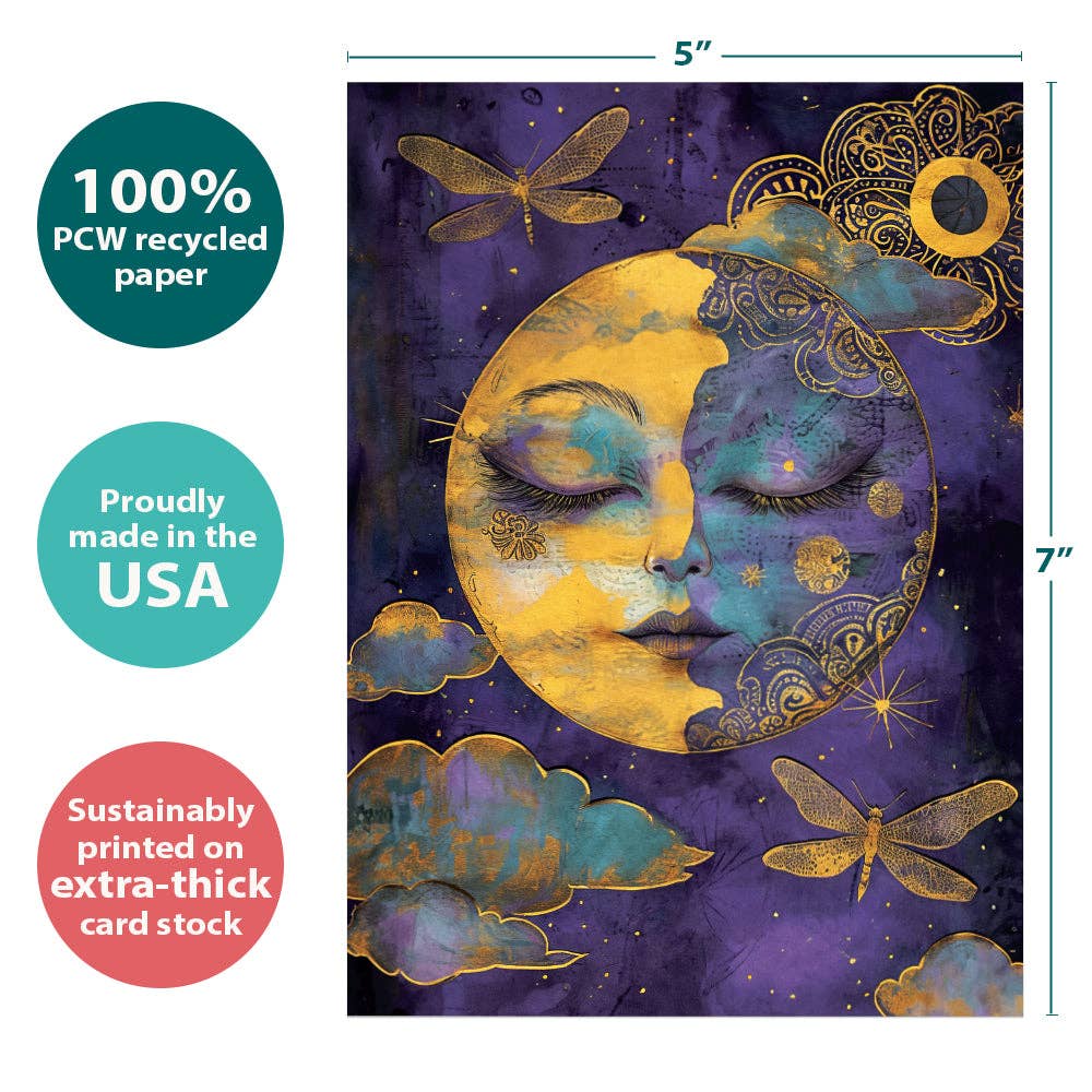 Serene Moon | 6-Pack All Occasion Greeting Cards | SKU 22247