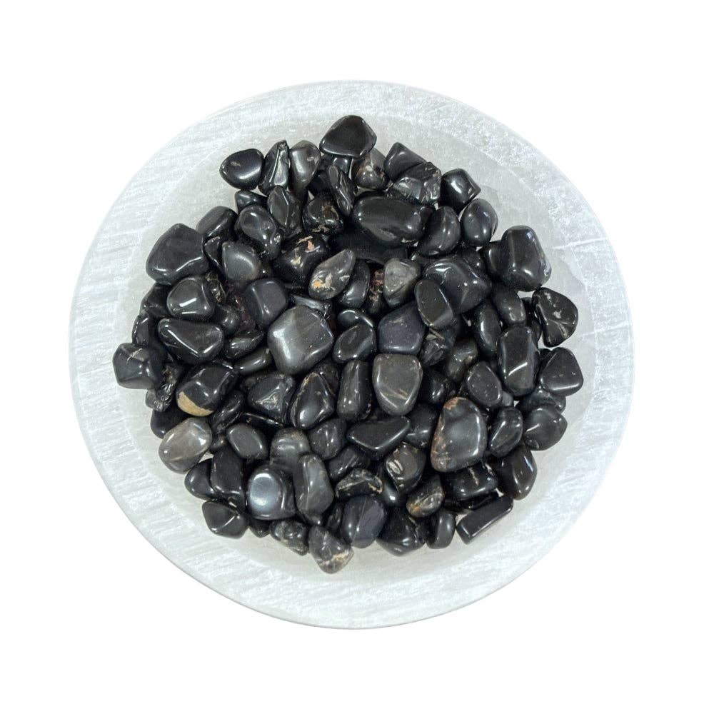 Create Your Own Intention Bottle Refill - Black Obsidian Chips