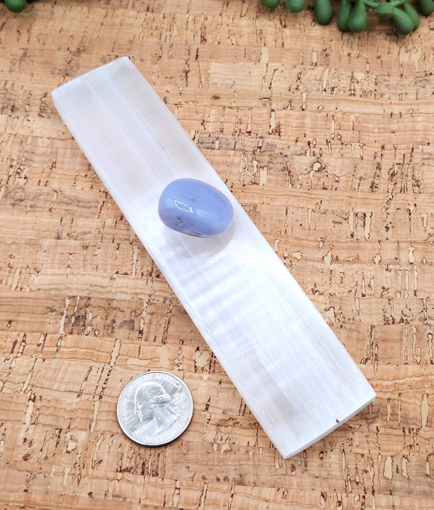 Selenite Charging Bar/Plate - Plain - Approx. 16cm Long