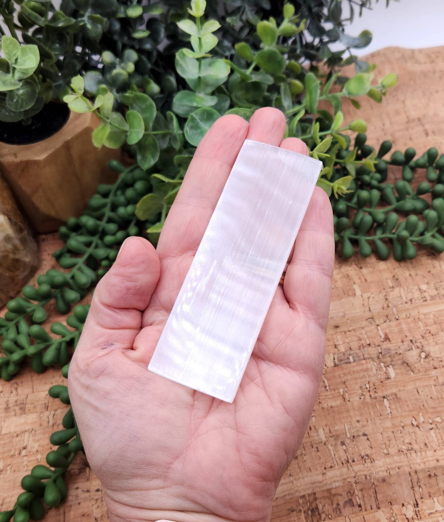 Selenite Charging Bar/Plate - Plain - Approx. 10cm Long