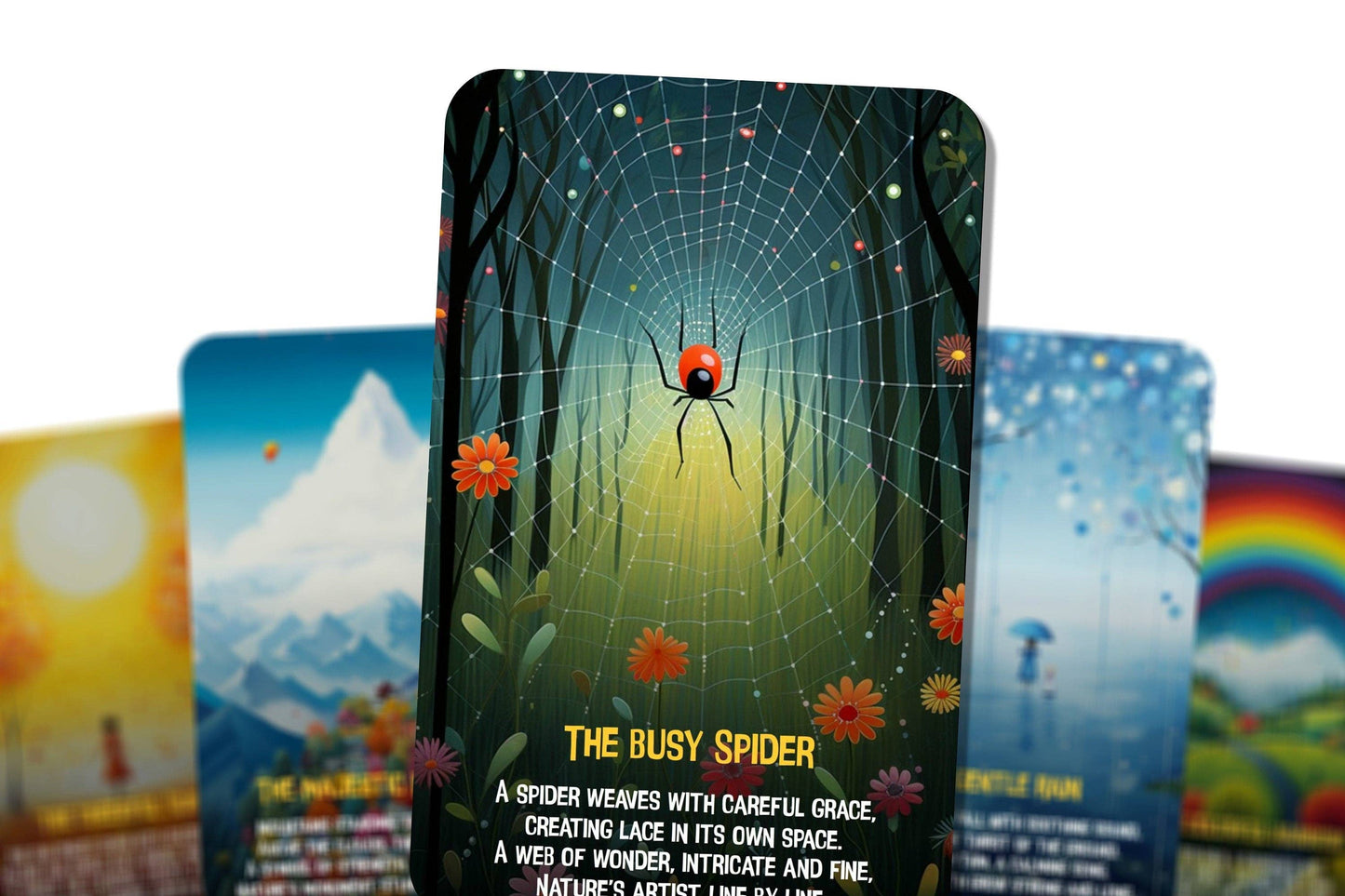 Nature's Friends - Connecting with nature and the environment, Kids Affirmation Cards, A Journey Through Rhymes