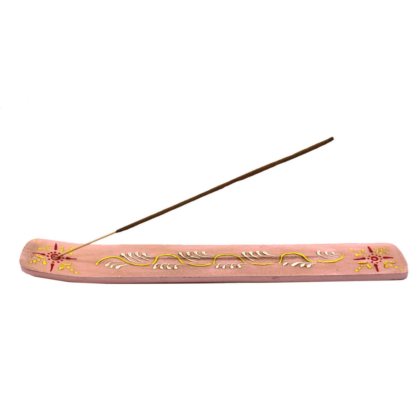 Wooden Incense Stick Ash Catcher (11 in.) - Pink