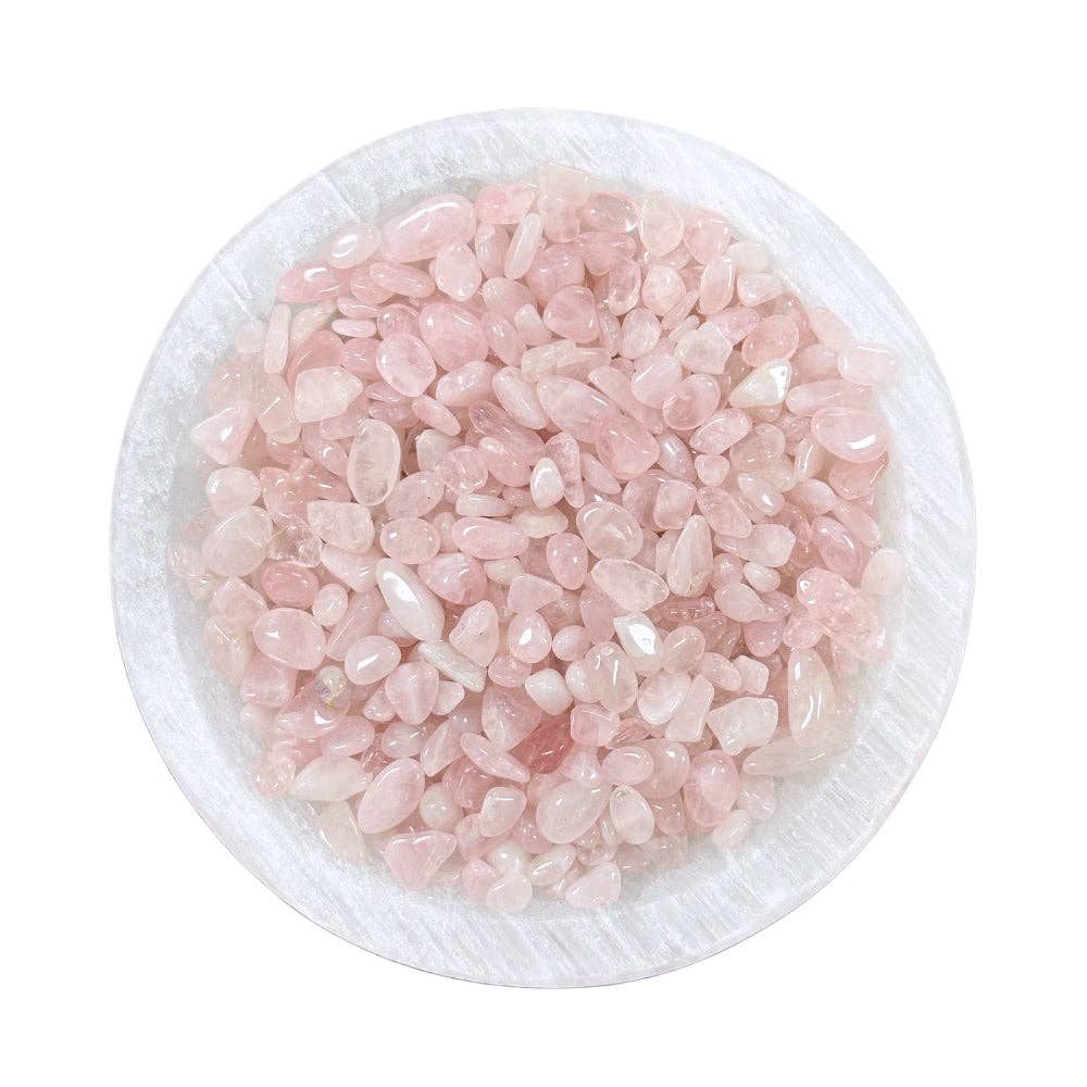 Create Your Own Intention Bottle Refill - Rose Quartz Chips