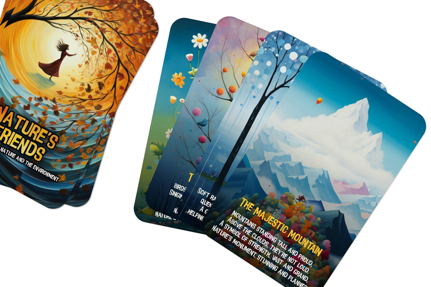 Nature's Friends - Connecting with nature and the environment, Kids Affirmation Cards, A Journey Through Rhymes