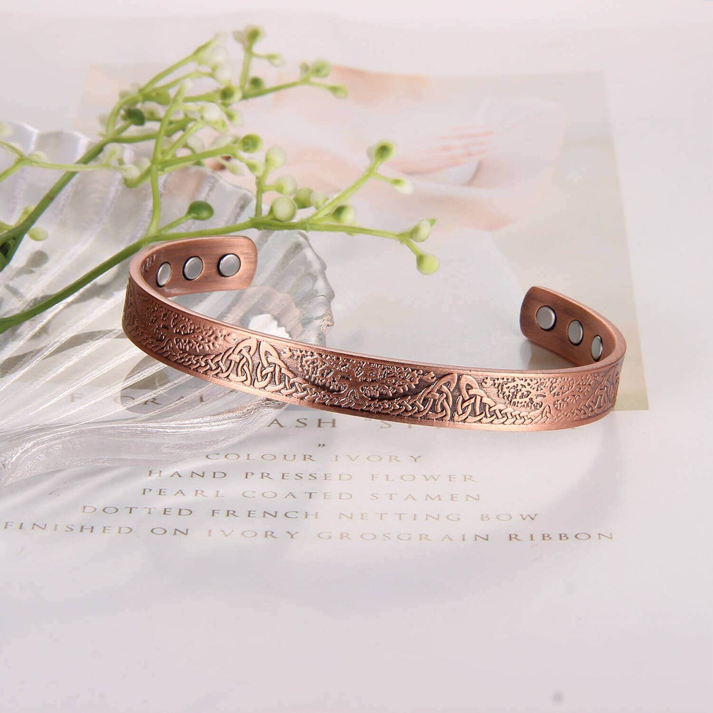 Tree design magnetic bracelet for arthritis