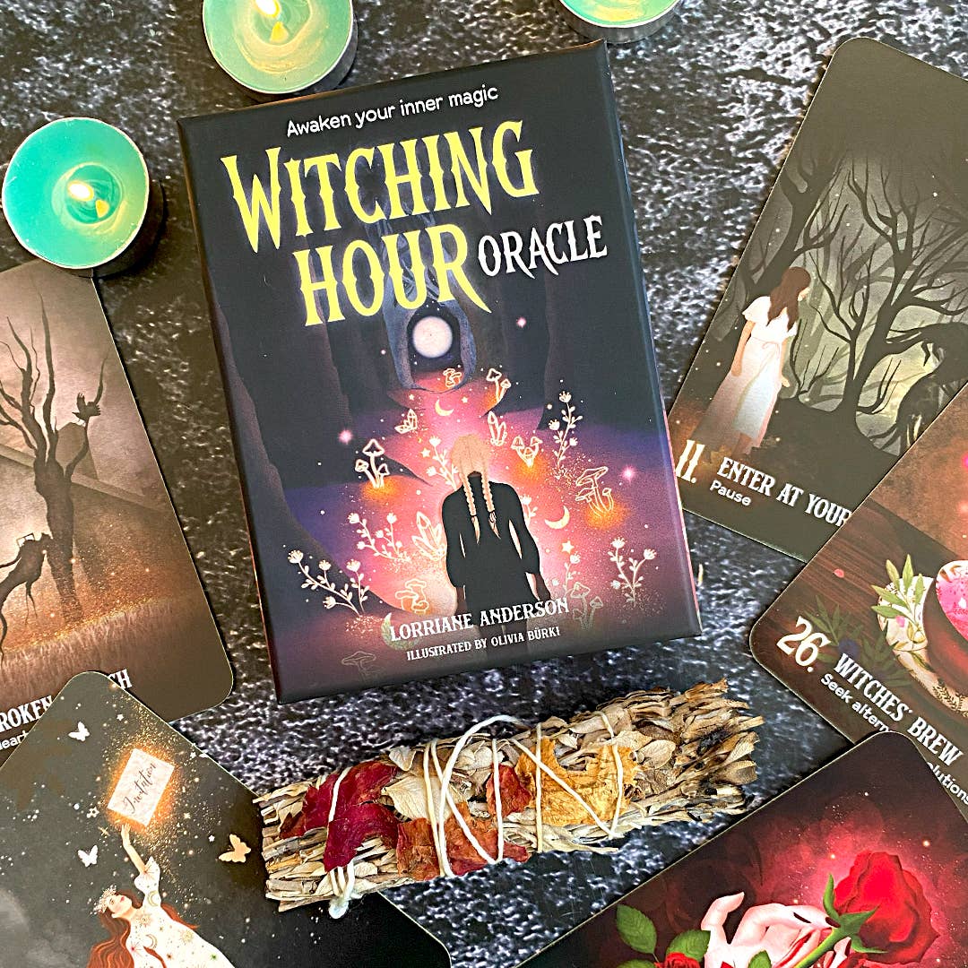 Witching Hour Oracle by Lorriane Anderson: Flashcards; 128 pages / English