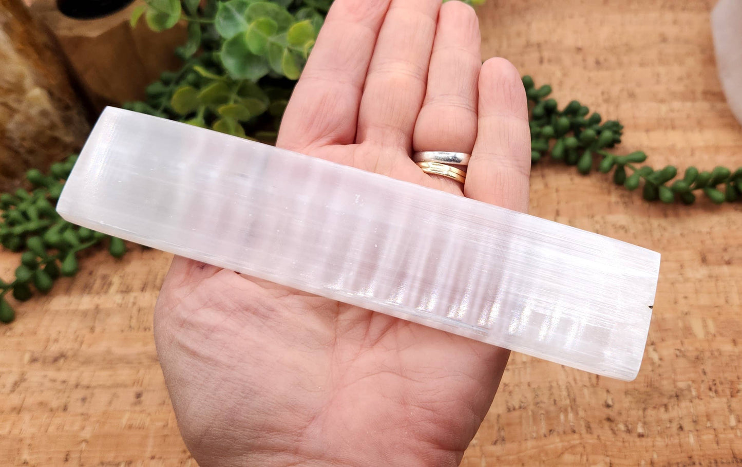 Selenite Charging Bar/Plate - Plain - Approx. 16cm Long