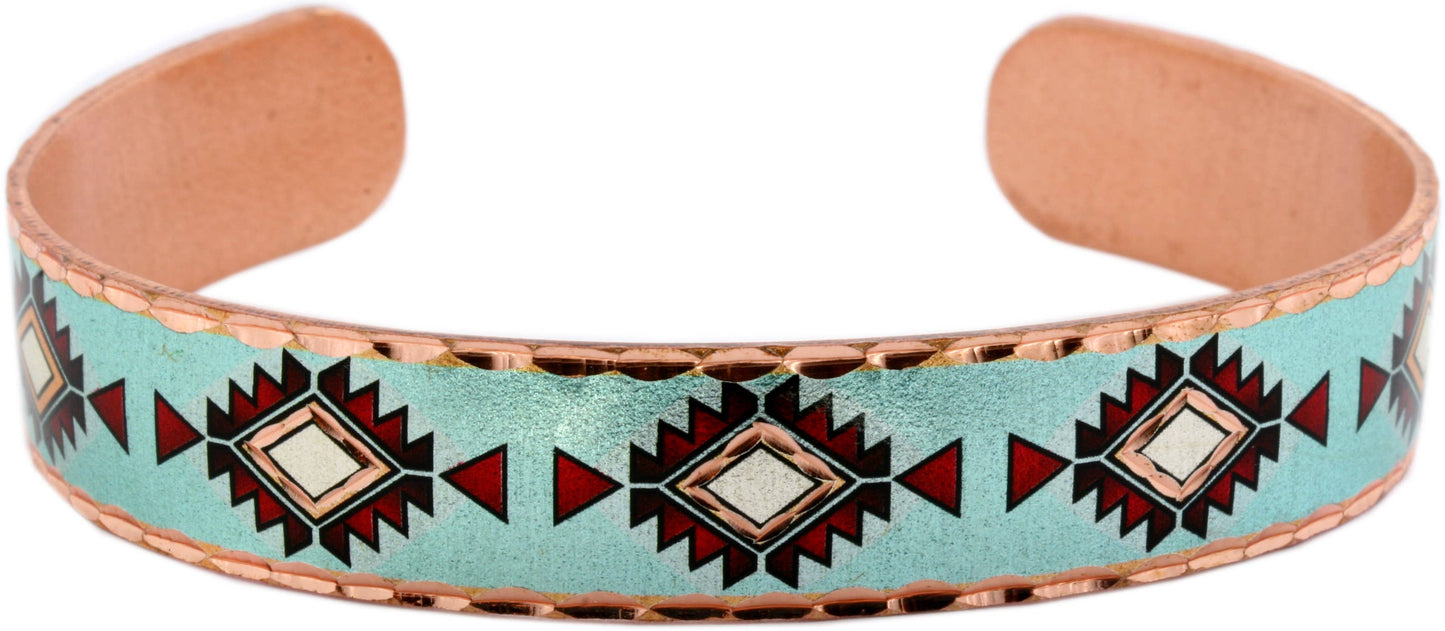 Aquamarine Native Cuff Bracelets