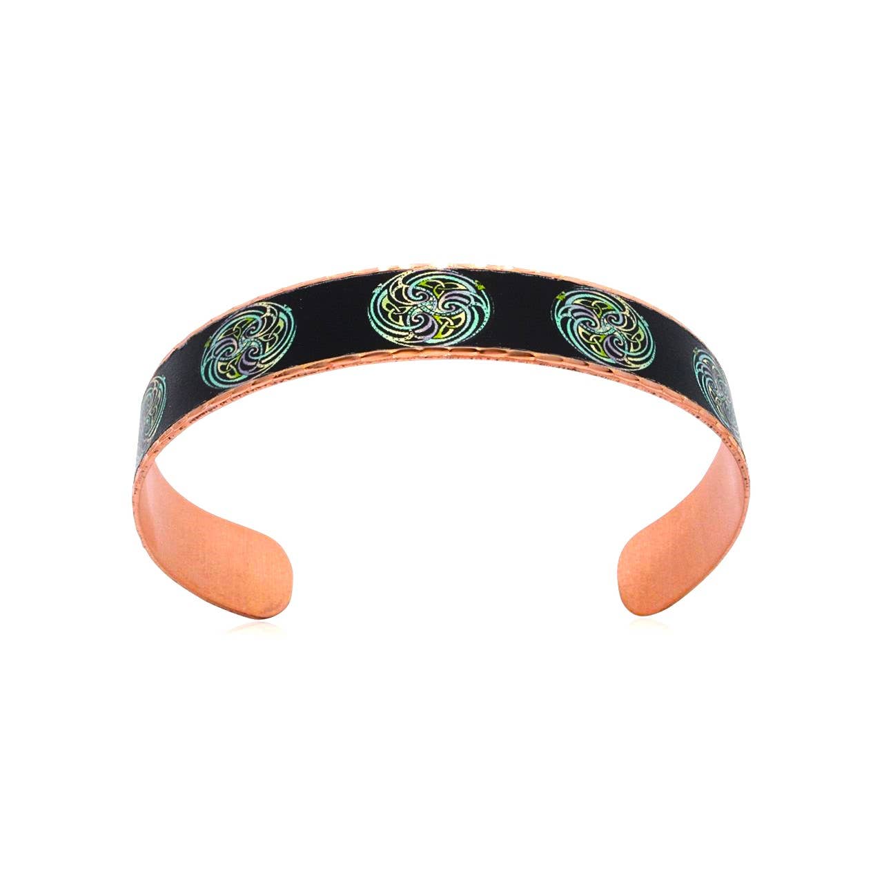 BNS 12 Copper Celtic style Irish Adjustable Bracelet