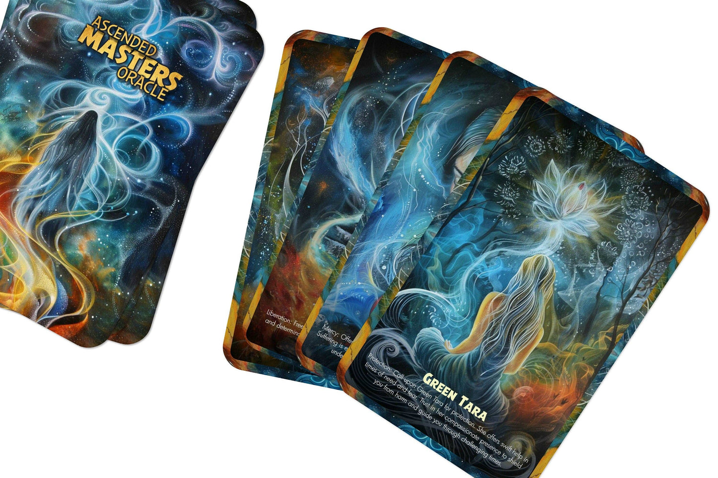 Ascended Masters Oracle - 22 Oracle cards - Wisdom From Enlightened Beings