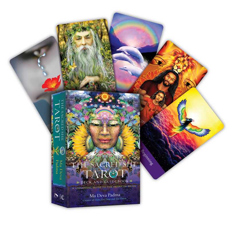 Sacred She Tarot Deck and Guidebook by Ma Deva Padma: Flashcards; 232 pages / English