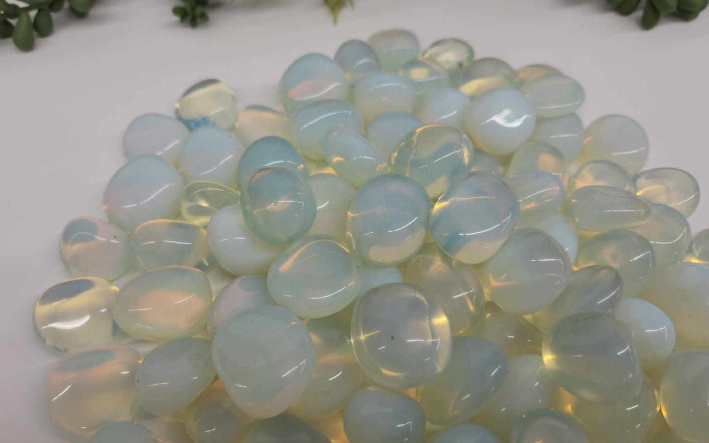 Opalite (1kg/2.2 lbs.) Tumbled Stone 20-25mm