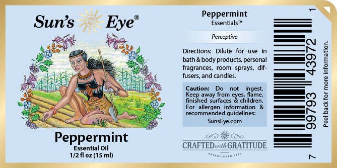 Peppermint Essential Oil: .5 fl oz