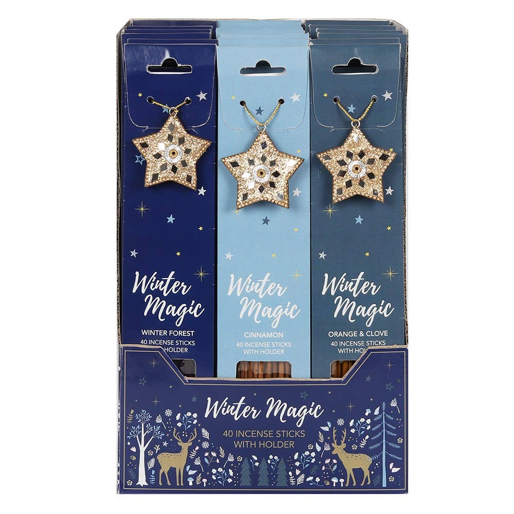 Winter Magic Incense Sticks Display Set
