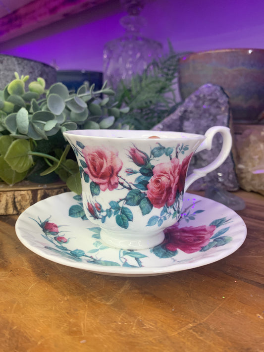 Rose Teacup Candle - PJ