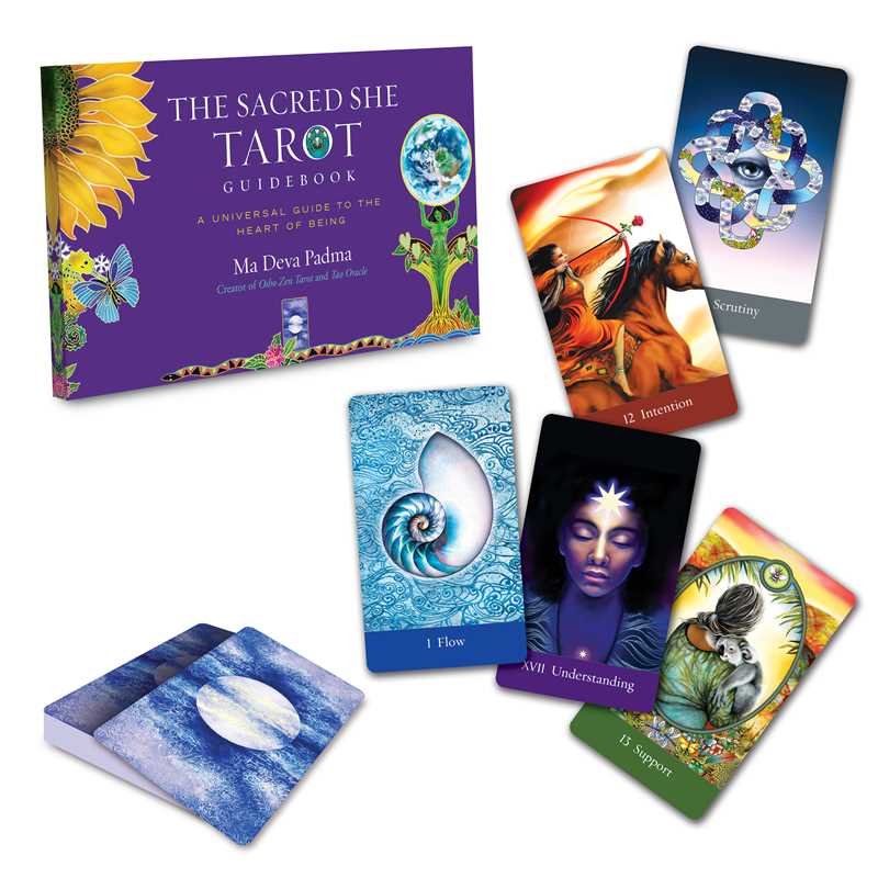 Sacred She Tarot Deck and Guidebook by Ma Deva Padma: Flashcards; 232 pages / English